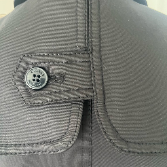 Burberry Black Double-Breasted Trench Coat - Picture 8 of 16